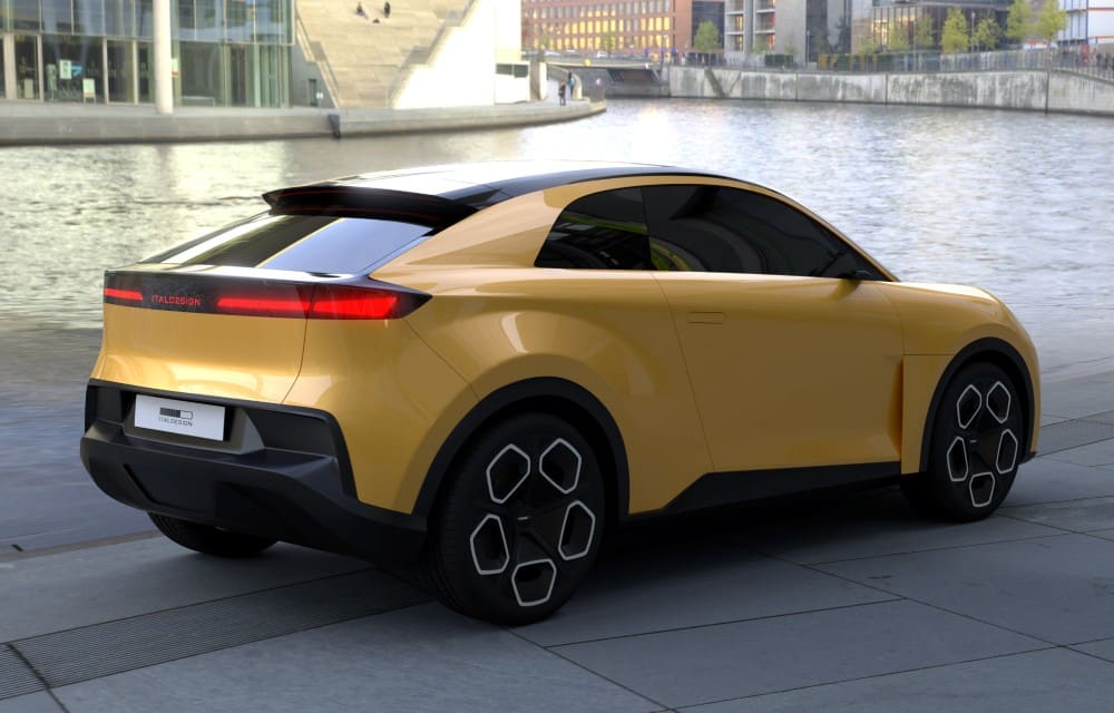 Traseira do Volkswagen Italdesign EVX
