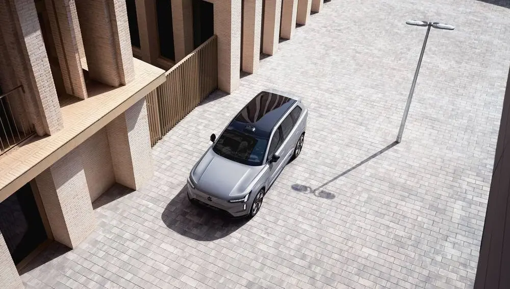 Volvo EX90 visto de cima / Divulgação: Volvo