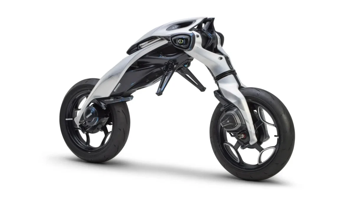 Drone de duas rodas elétrco Yamaha MOTOROiD:Λ