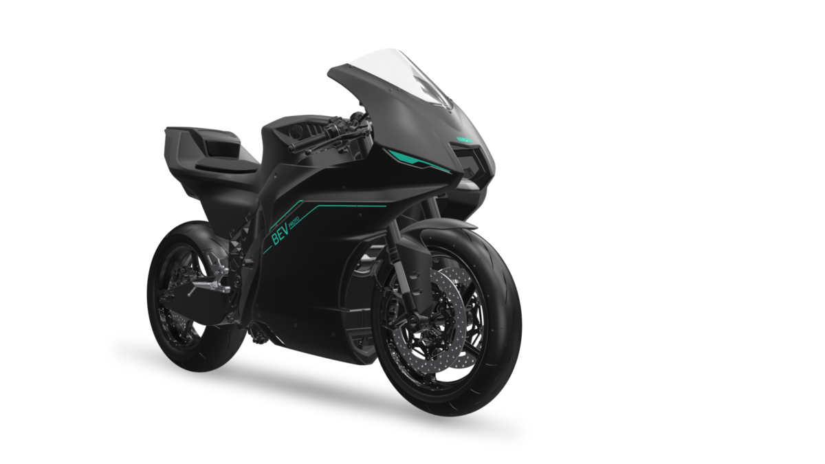 Foto da moto elétrica Yamaha Proto BEV
