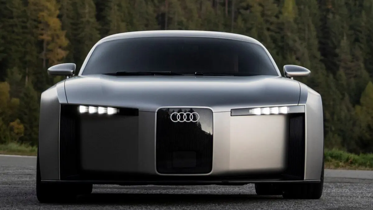 Foto do carro conceito Audi Concept C, frente