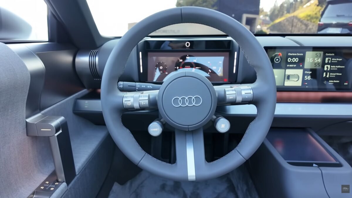 Painel do carro Audi Concept C