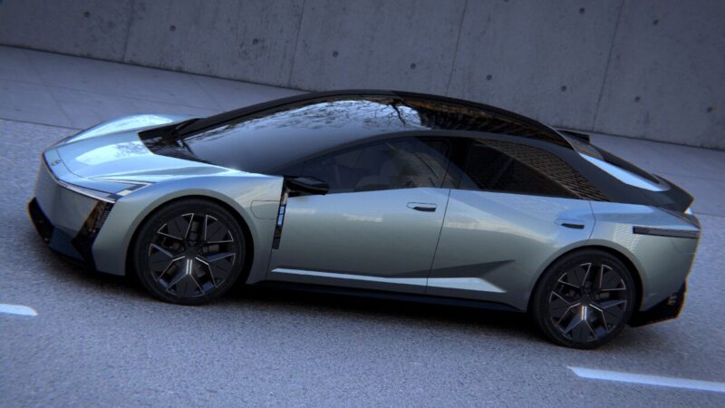 Foto promocional do carro Toyota Corolla Concept no Japan Mobility Show