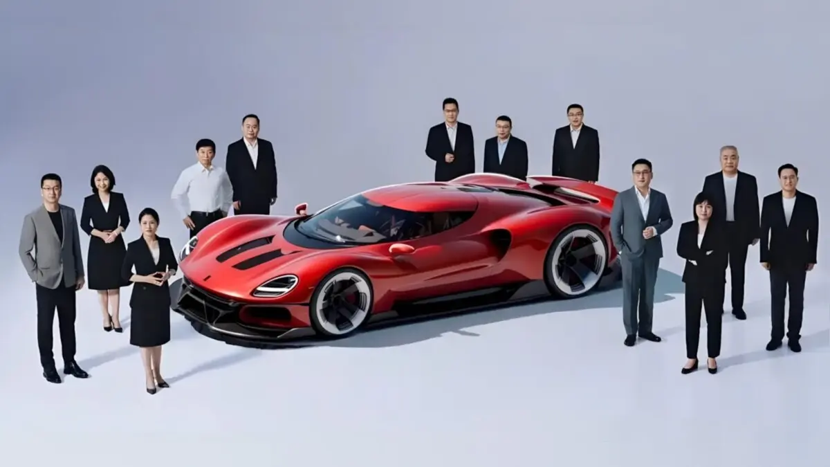 Supercarro da GWM como imaginado pelo site chinês Auto-home