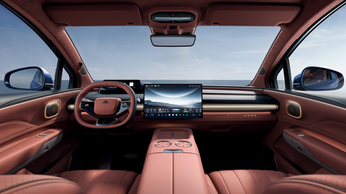 Interior do veículo GAC Hyptec HL