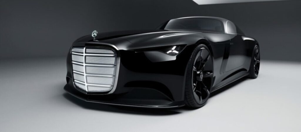Carro conceito Mercedes-Benz Vision Iconic, visto pela frente