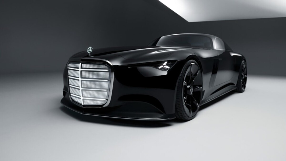 Carro conceito Mercedes-Benz Vision Iconic, visto pela frente