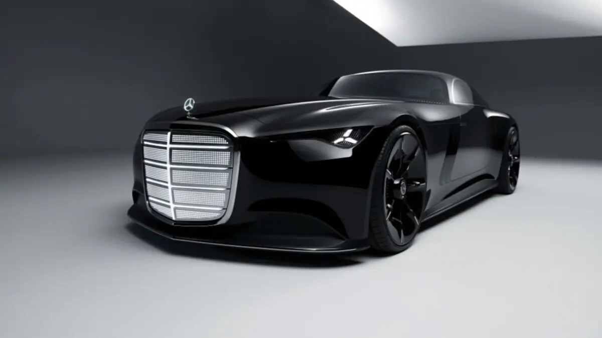 Carro conceito Mercedes-Benz Vision Iconic, visto pela frente