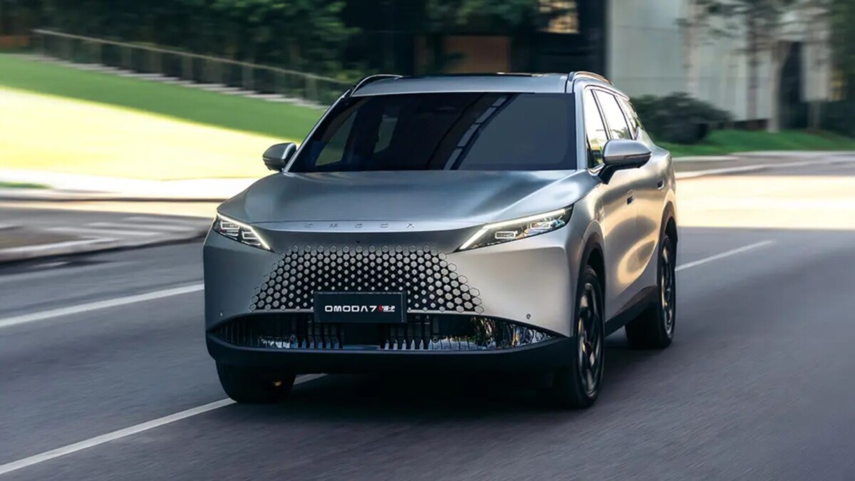 Foto promocional do carro Omoda 7