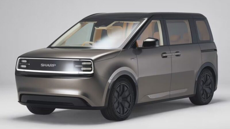 Imagem renderizada do carro conceito Sharp LDK+