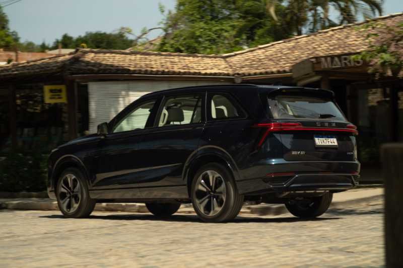 Foto do carro GWM Wey 07, vista de saída