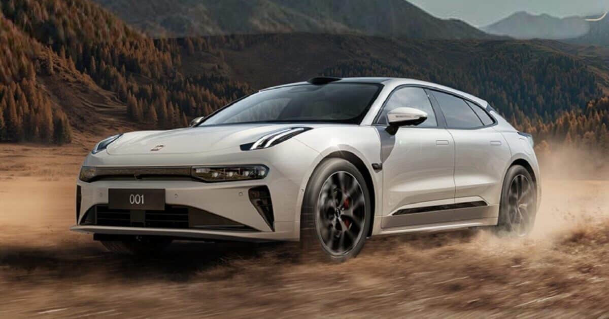 Carro de luxo elétrico Zeekr 001, modelo 2025
