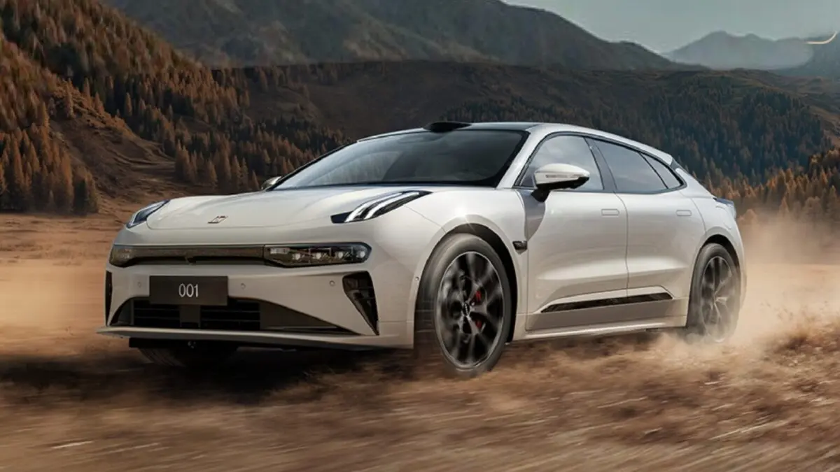 Carro de luxo elétrico Zeekr 001, modelo 2025