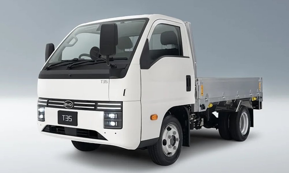 BYD T35 na versão plataforma