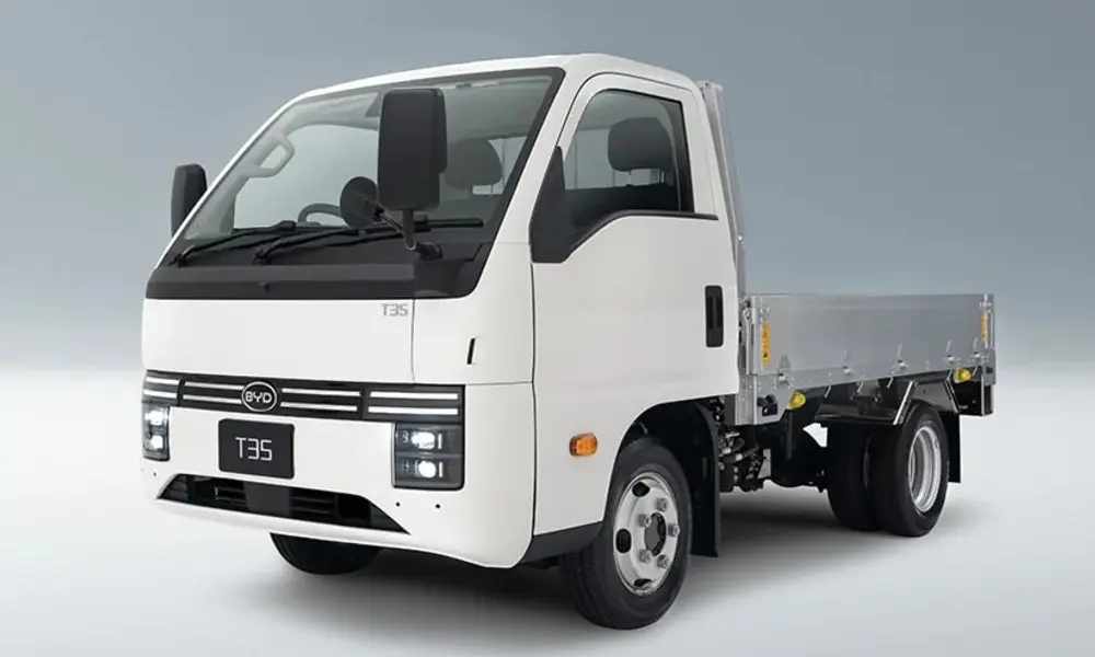 BYD T35 na versão plataforma