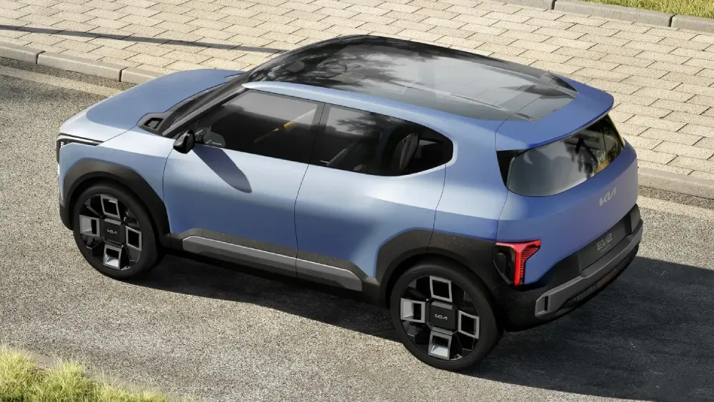 Lateral do Kia EV2