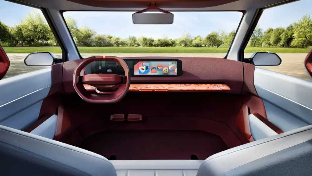 Painel do Kia EV2
