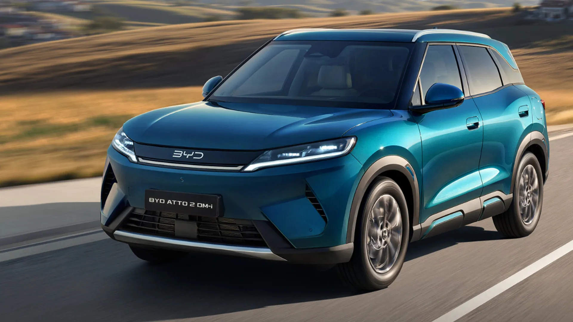 Foto promocional do carro BYD Yuan Pro (ou BYD Atto 2 ) híbrido plug-in