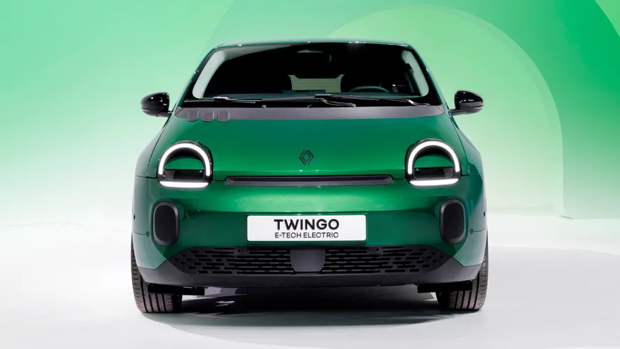 Foto do Twingo Electric de frente