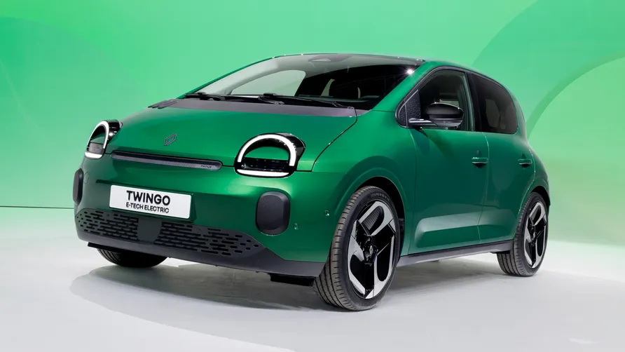 Foto do Twingo Electric chegando