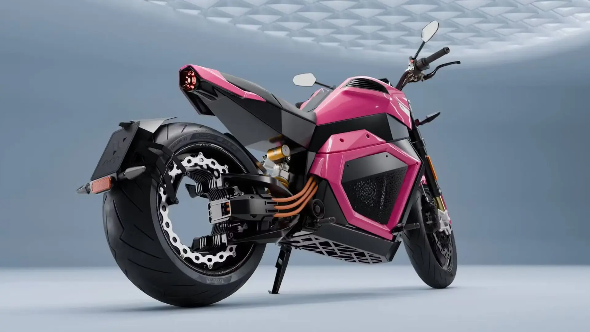 Foto da moto Verge TS Pro sem cubo