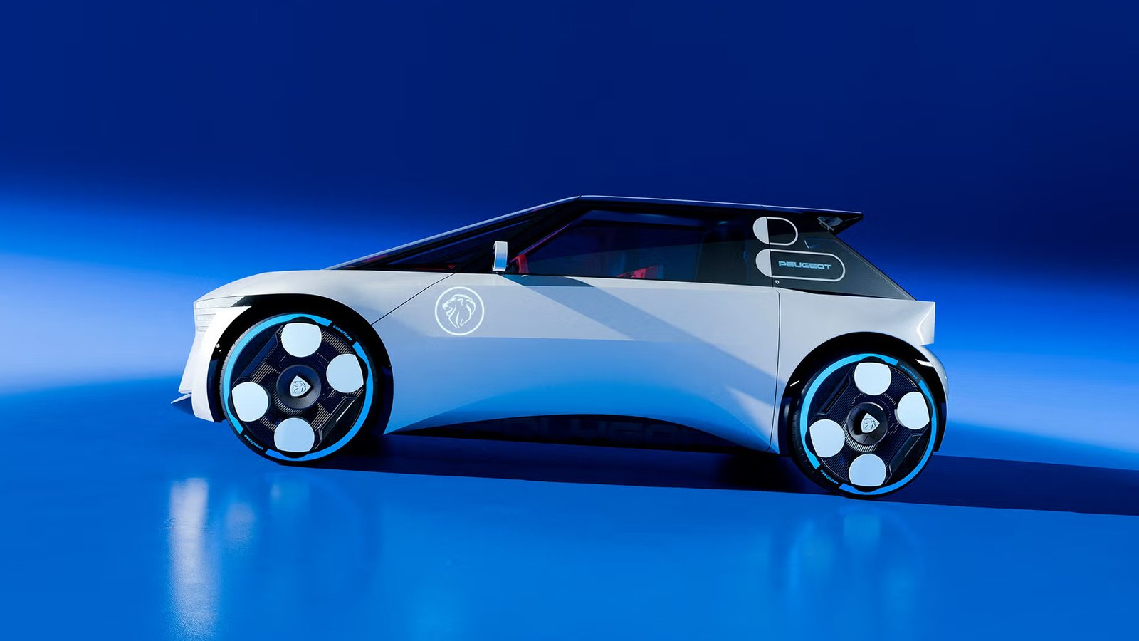 Carro Peugeot Polygon Concept, lateral