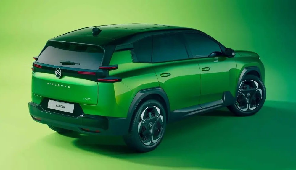 Traseira do Citroën  C5 Aircross elétrico