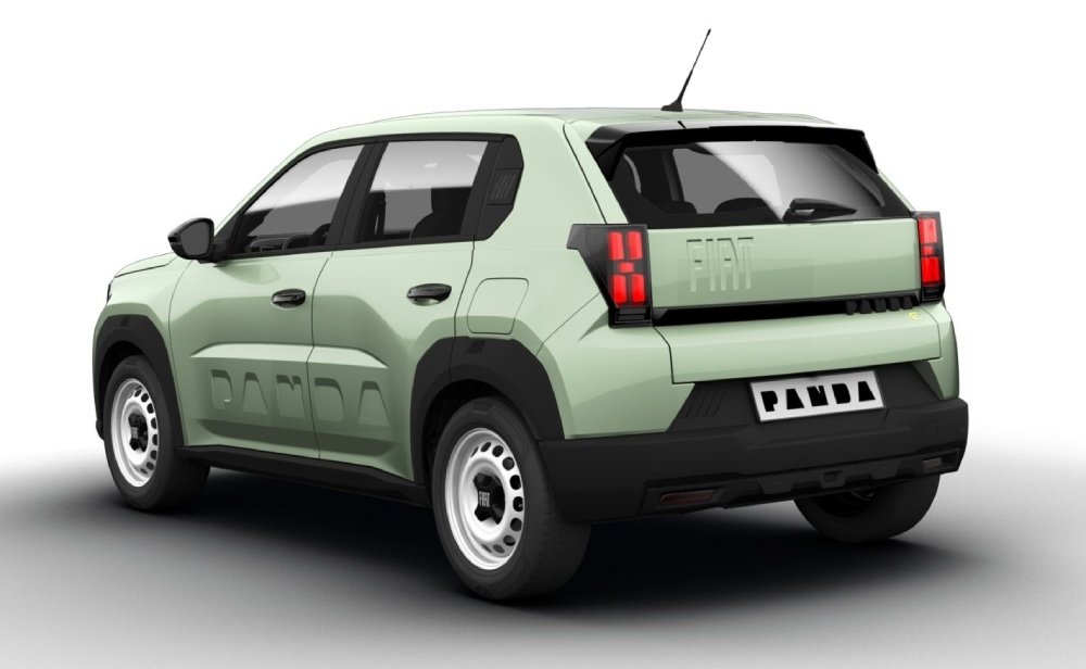 Traseira do Fiat Grande Panda Pop