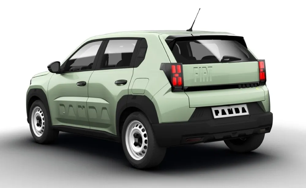 Traseira do Fiat Grande Panda Pop