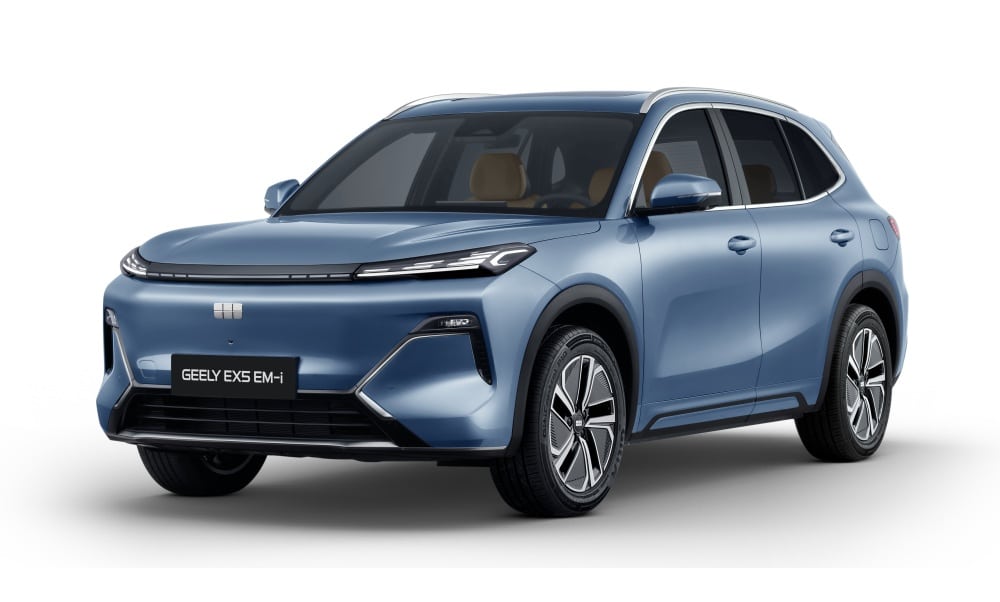 Frente do Geely EX5 EM-i