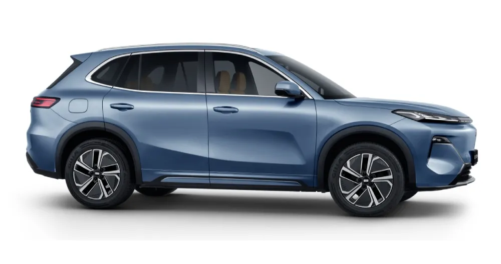 Lateral do Geely EX5 EM-i