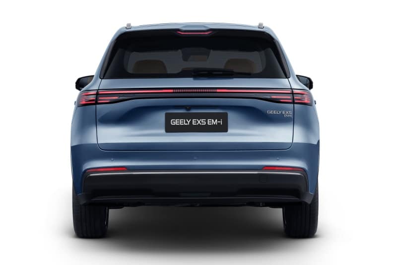 Traseira do Geely EX5 EM-i