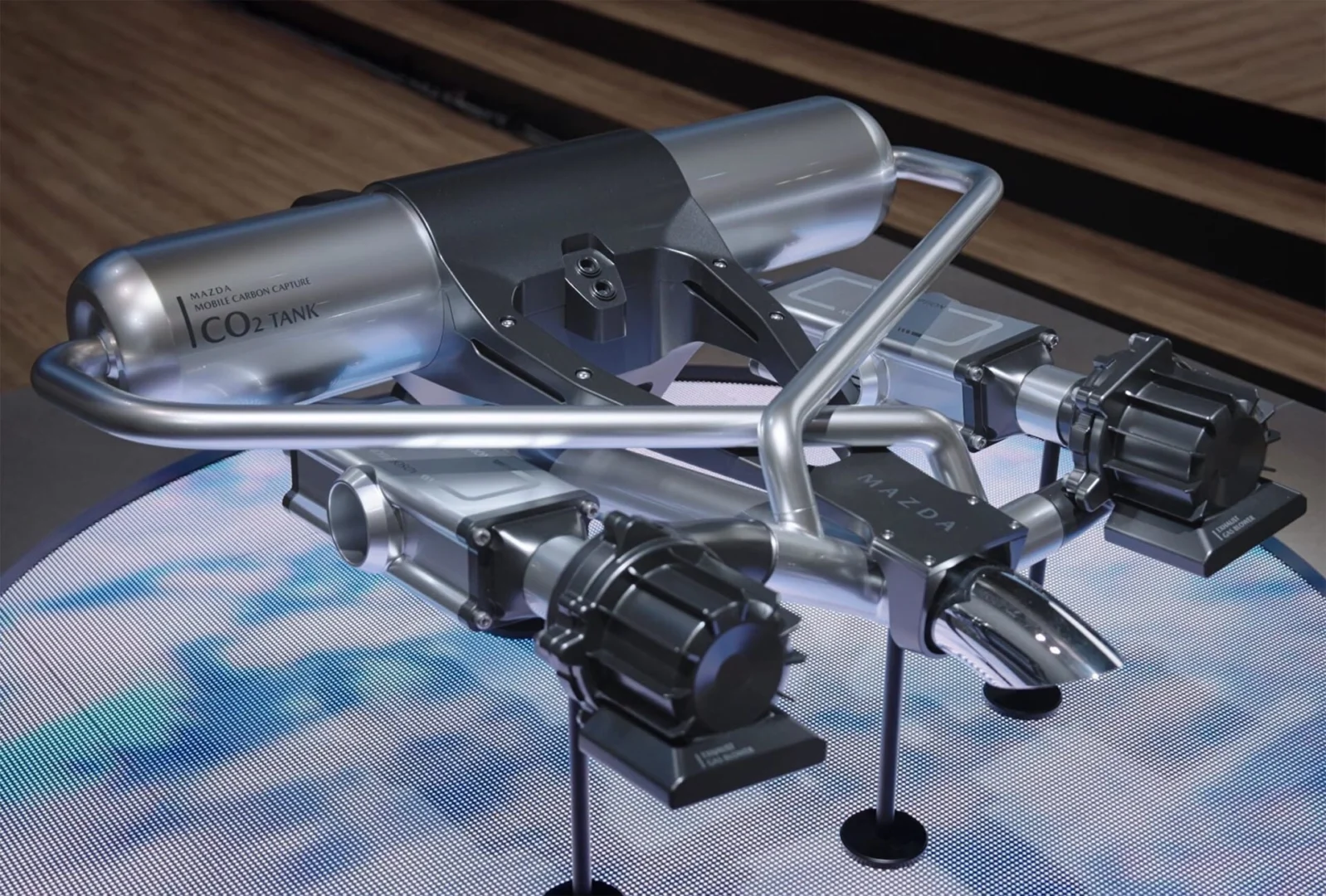 Sistema de captura de carbono da Mazda