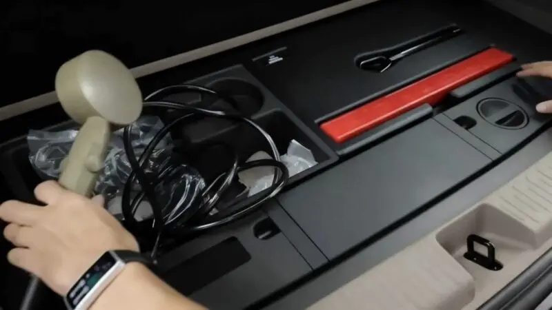 Foto do sistema de banho do carro IM LS9