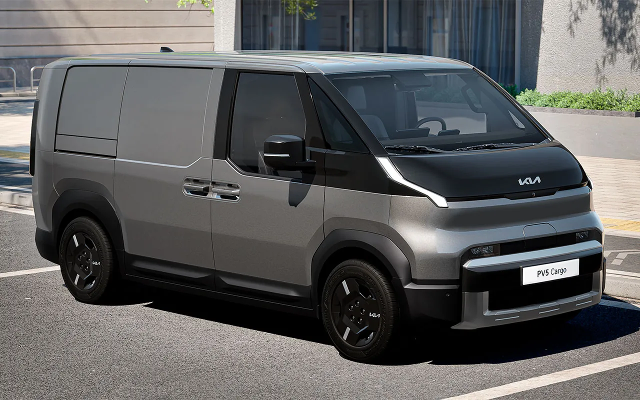 Foto promocional do furgão elétrico PV5