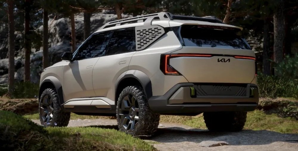 Traseira do Kia EV5 WKNDR