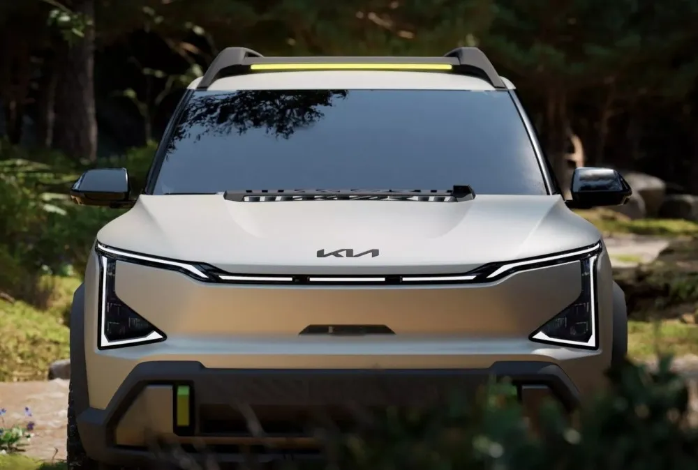 Frente do Kia EV5 WKNDR