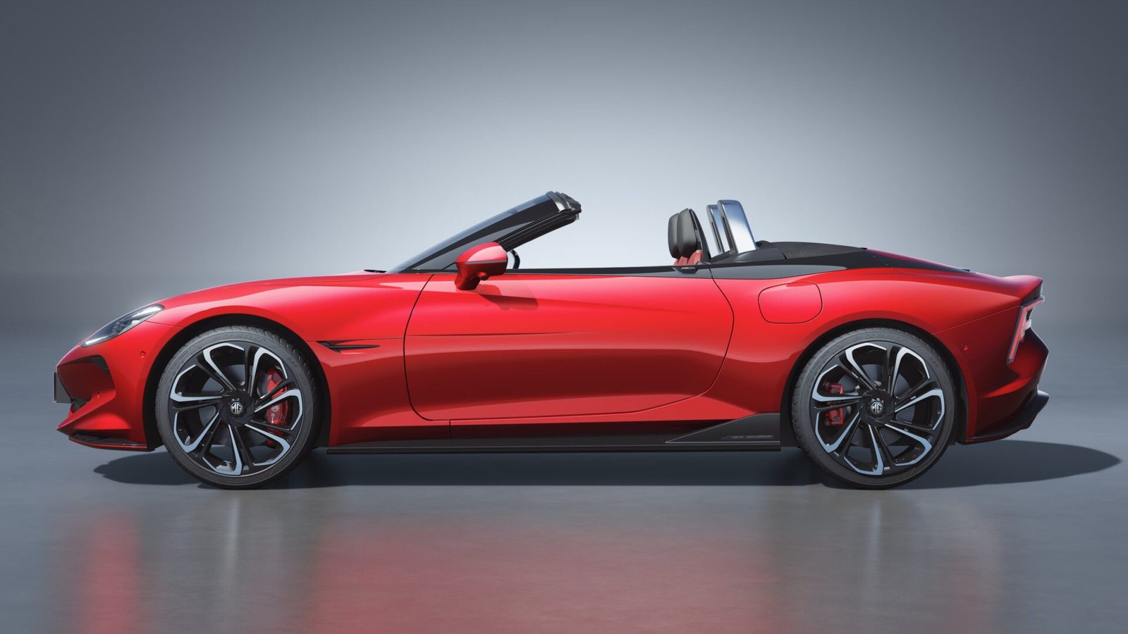 Foto do carro MG Cyberster, lateral