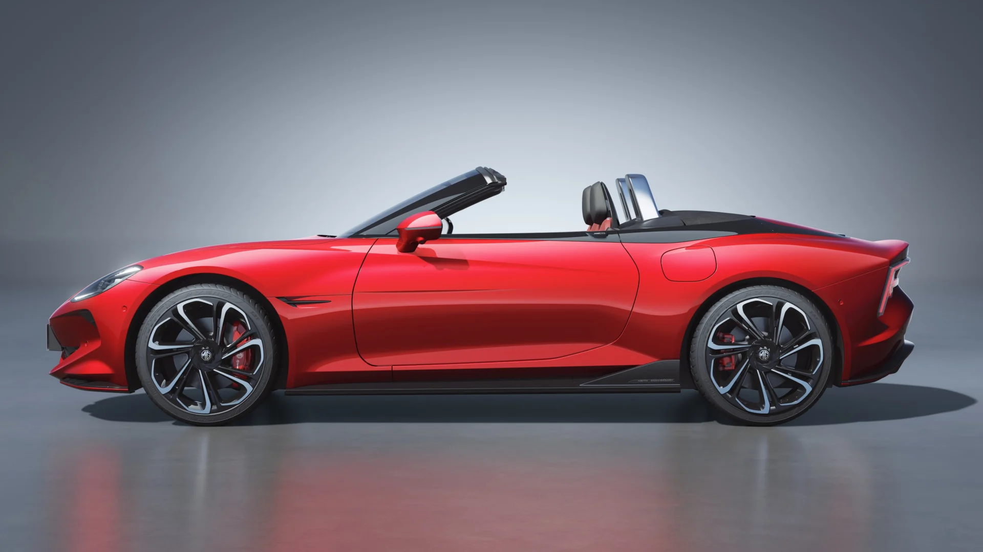 Foto do carro MG Cyberster, lateral