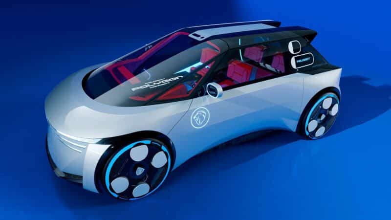 Primeira imagem do Peugeot Polygon Concept, que será lançado no game Fortnite
