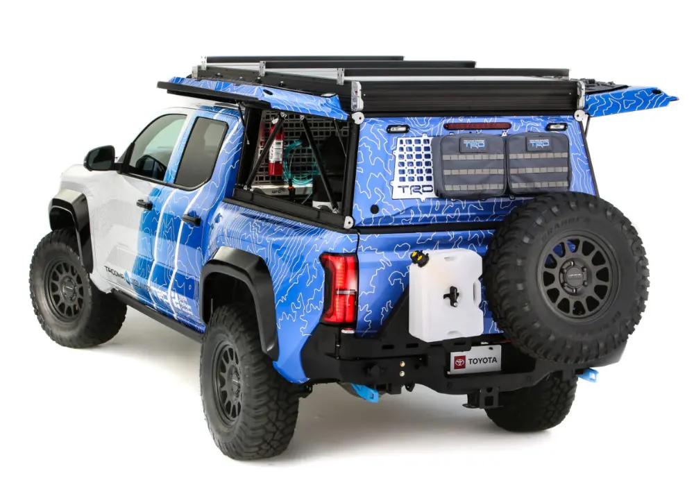 Traseira da Toyota Tacoma H2-Overlander