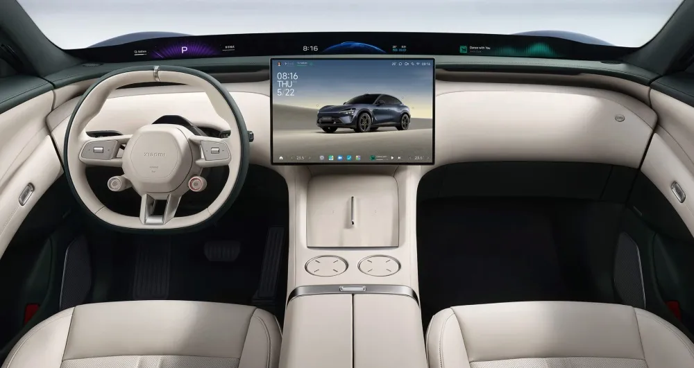 Painel do Xiaomi YU7