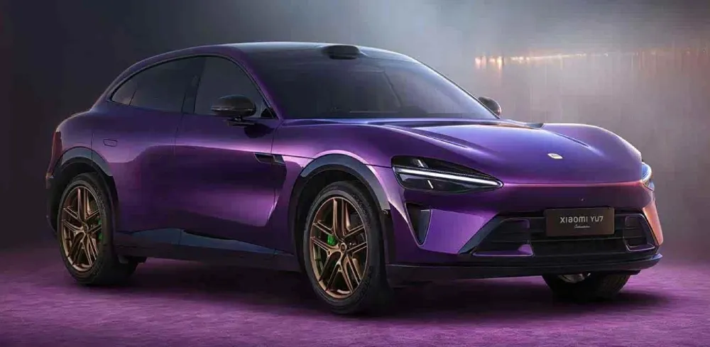 Xiaomi YU7 na cor roxa ametista