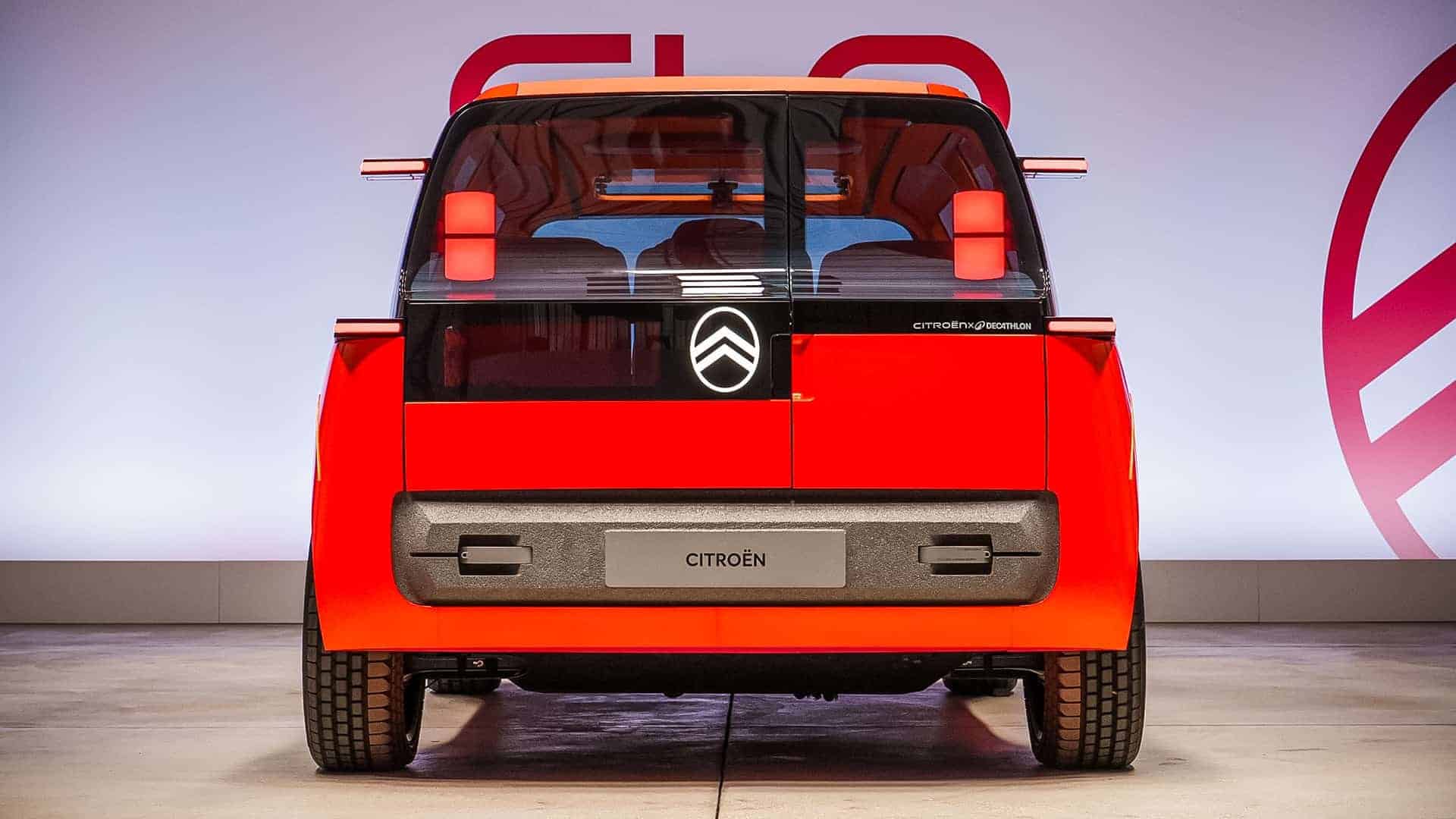 Foto do carro conceito Citroën Elo, traseira