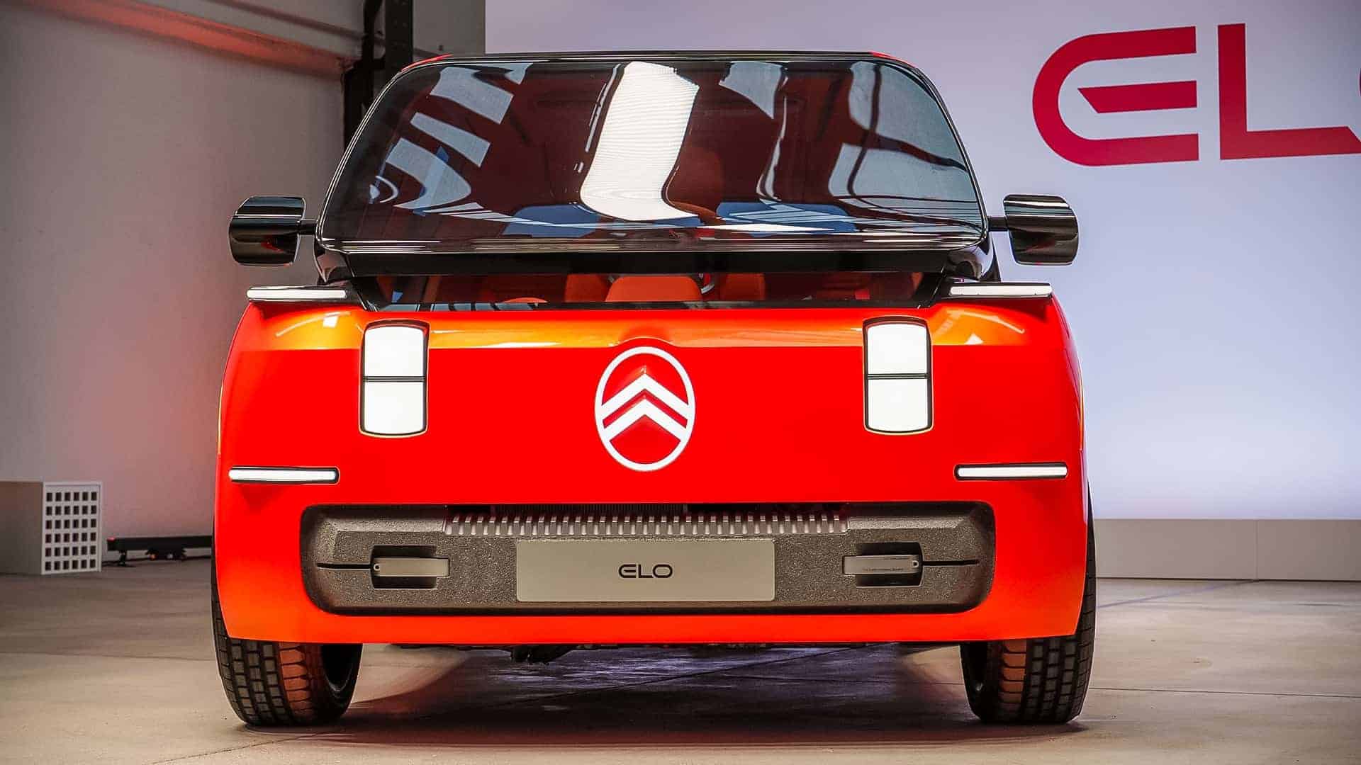 Foto do carro conceito Citroën Elo, frente