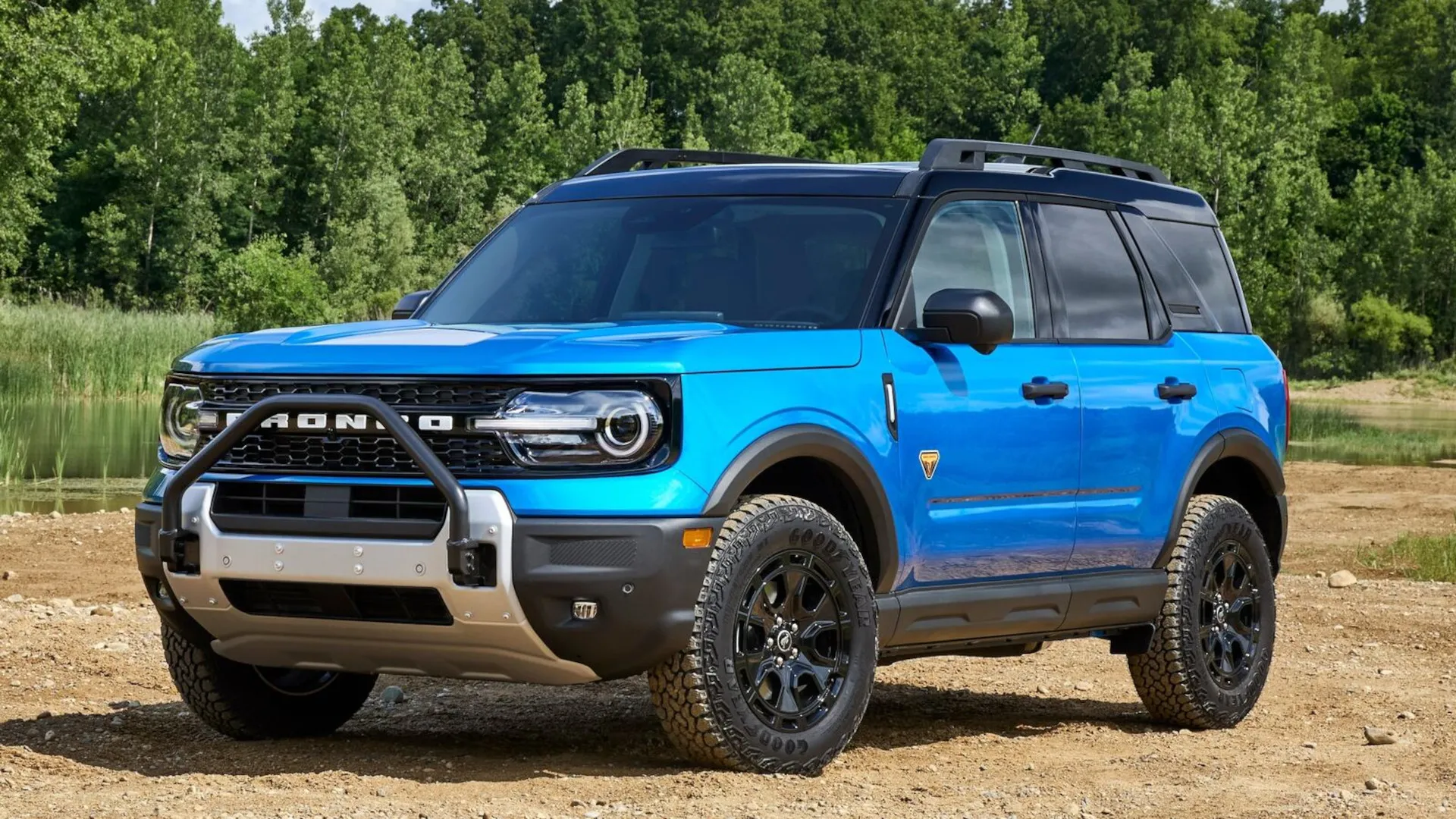 Foto promocional do SUV offroad Ford Bronco