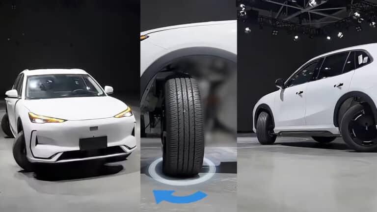 Assista: Geely demonstra EX5 com direção de 90 graus nas quatro rodas