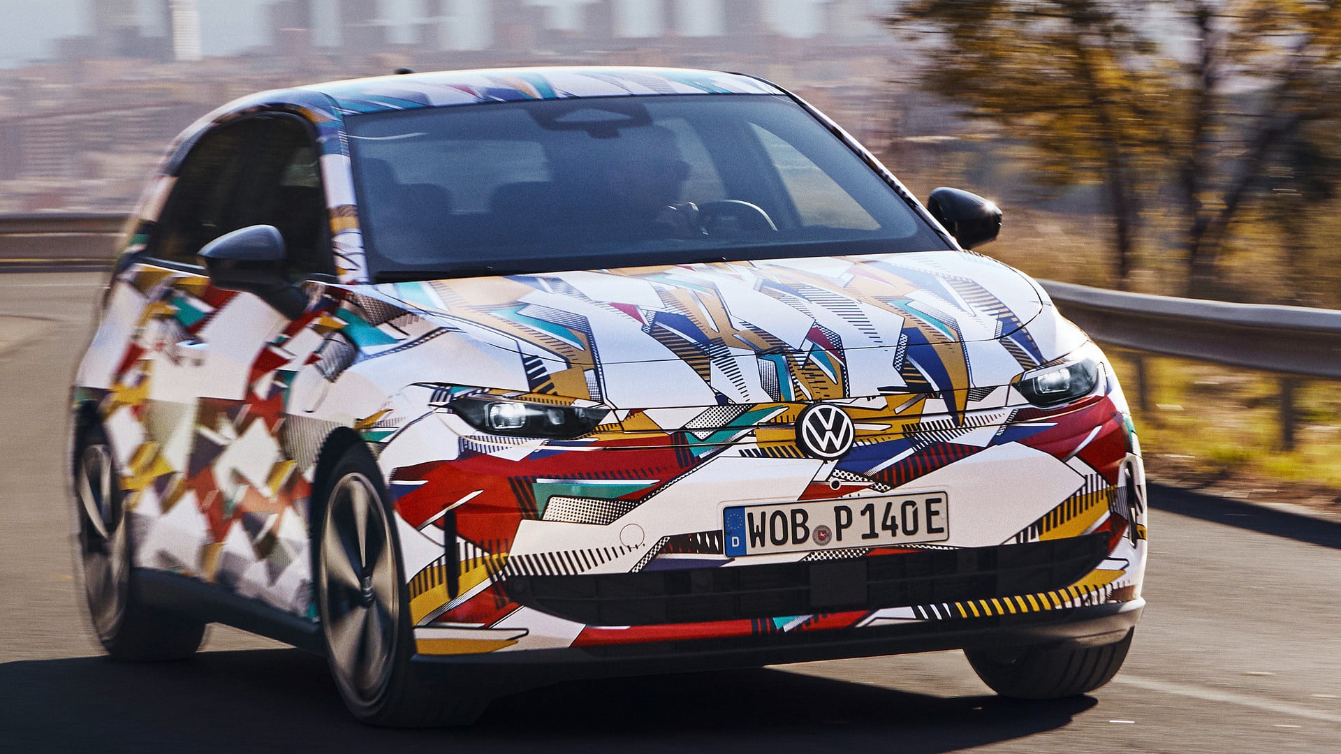 Foto do carro VW ID. Polo, camuflado