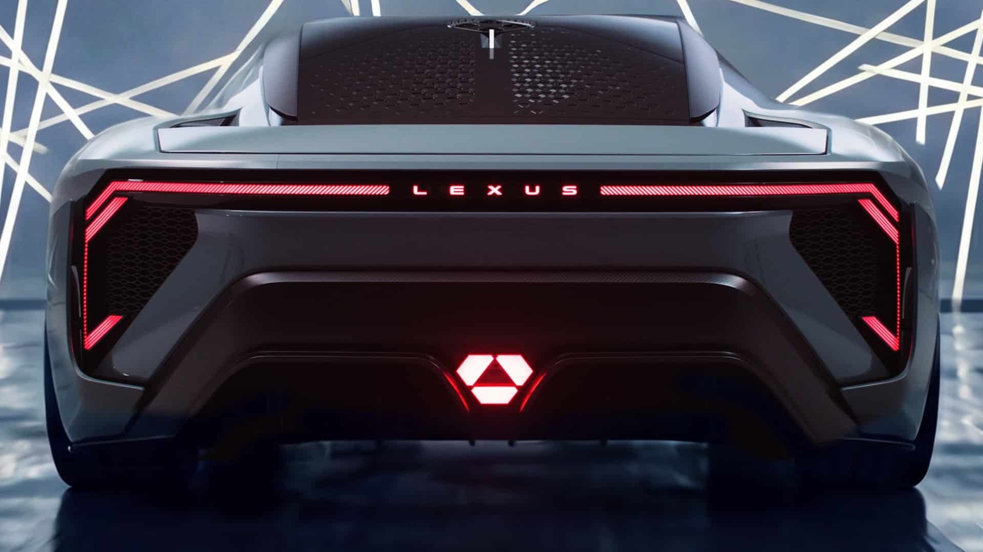 Foto do Lexus LFA Concept, traseira