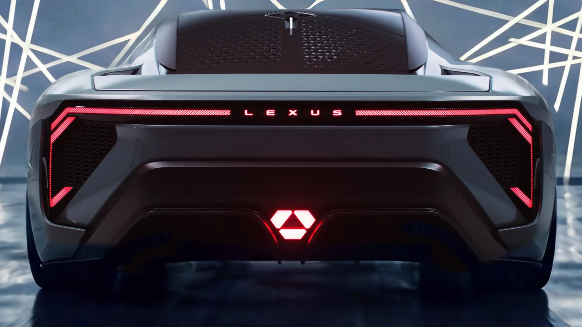 Foto do Lexus LFA Concept, traseira